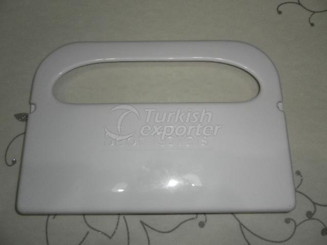 Dispenser for 1/2 fold toilet seat cover paper