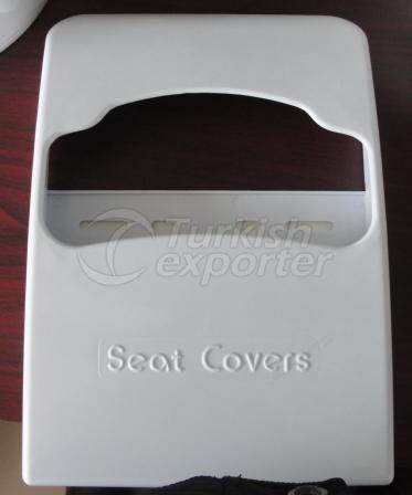 Dispenser for 1/4 fold toilet seat cover paper