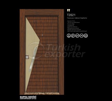 Pvc Kaplama Kapılar T2021