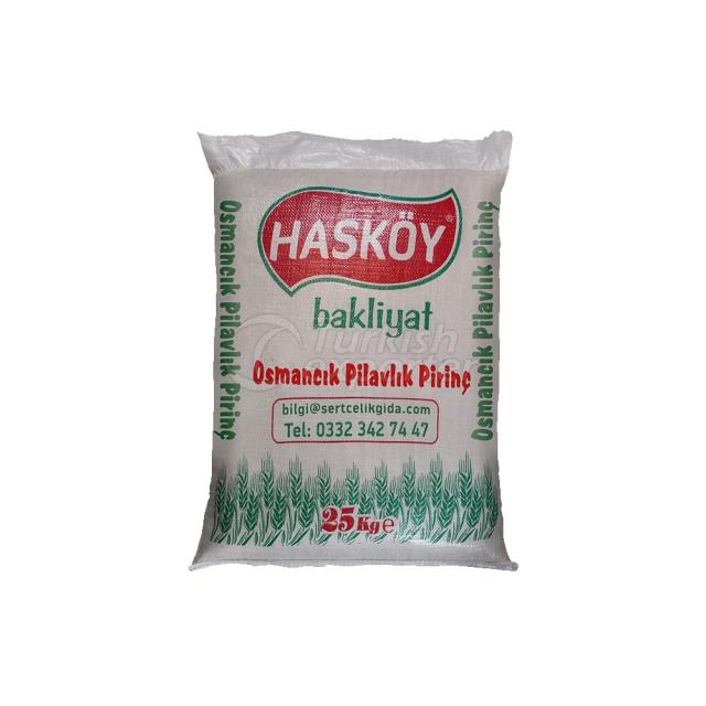 Osmancik Rice Suitable For Pilaf (White Bag) 25Kg