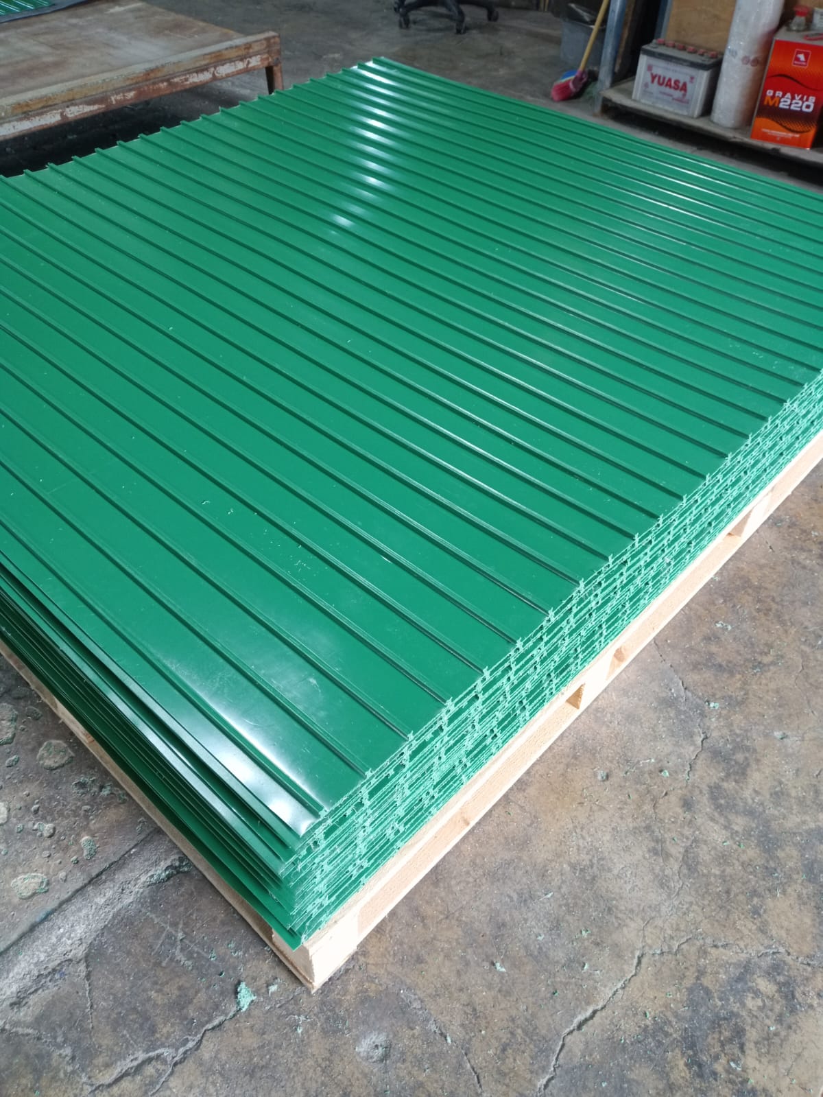 Green Colour T Lock Geomembrane