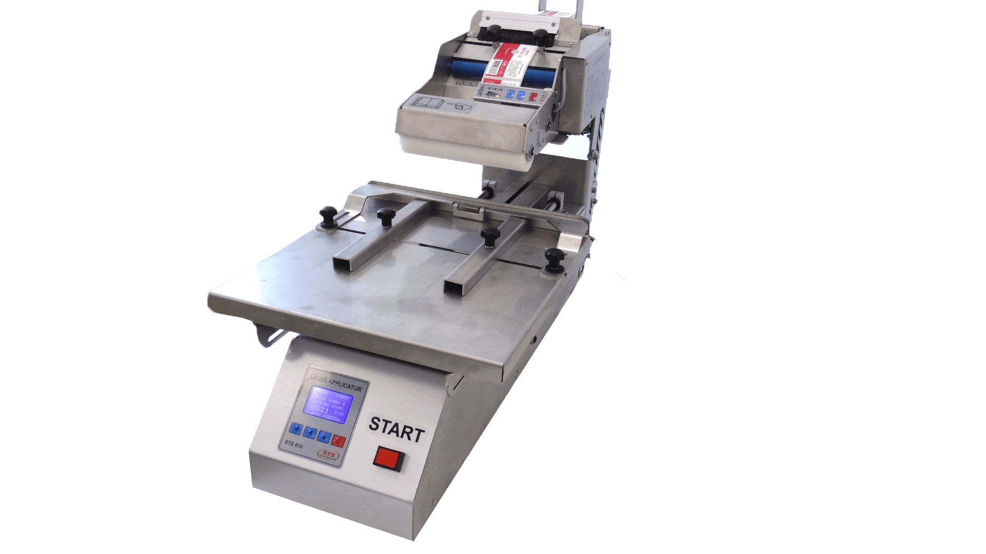 STS 810 Labeling machine for flat containers