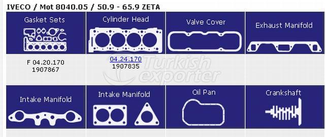 IVECO - Mot 8040.05 - 50.9 - 65 Gasket