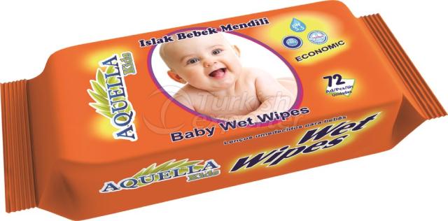 Baby Wet Wipes Aquella