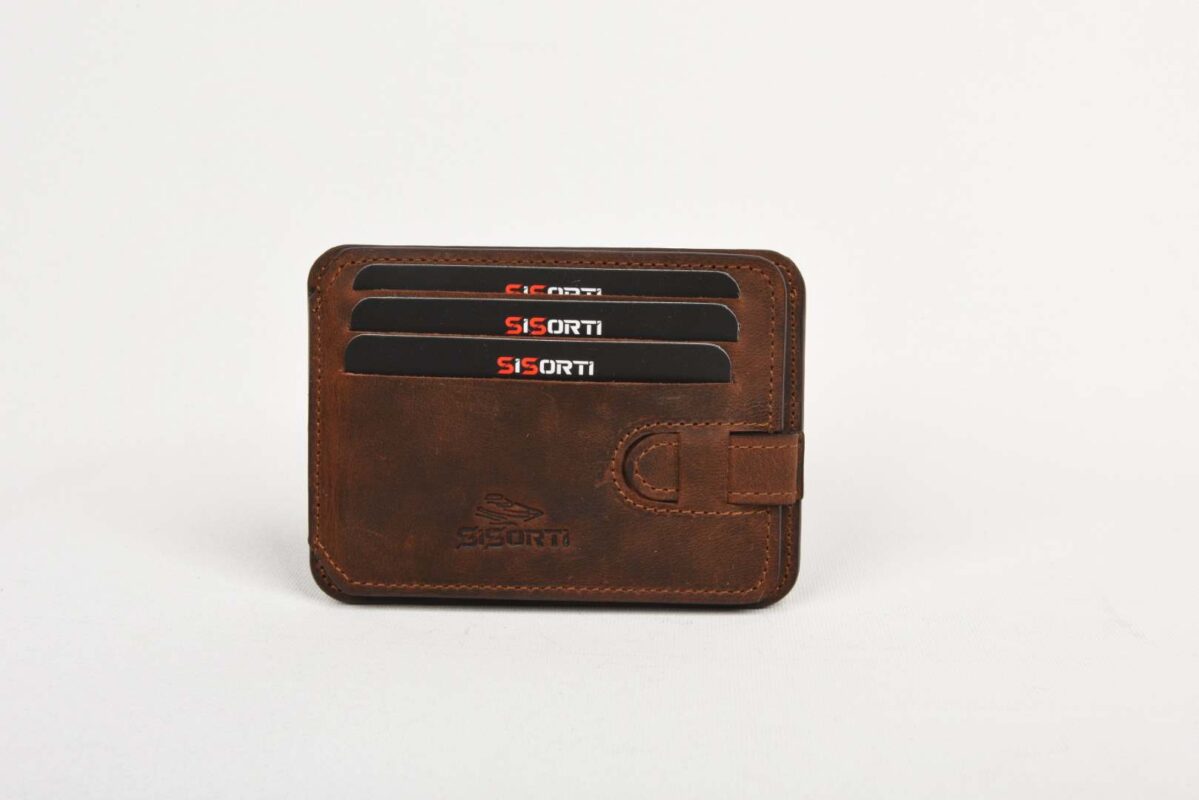 Men's leather card holder (Model 01)