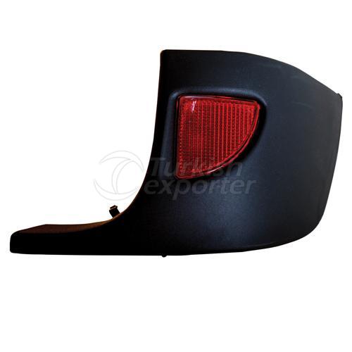 Rear Bumber Corner Strap With Reflector Right - Renault / Kangoo