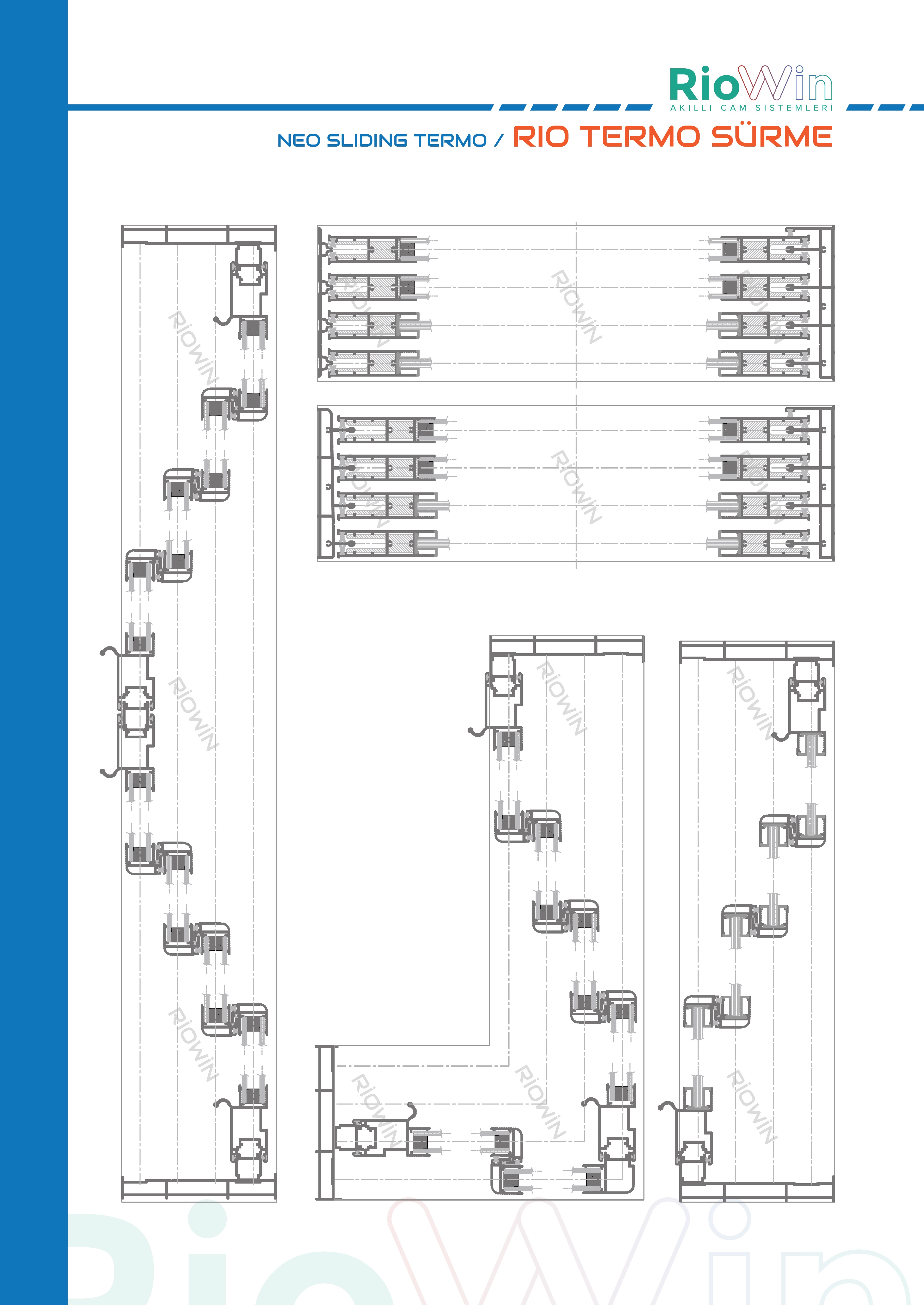 RIOWIN HEAT INSULATED SLIDING SYSTEM (8MM-10MM - DOUBLE GLASS)