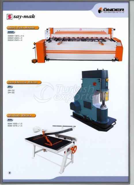 SAYMAK Motorized Guillotine Shears