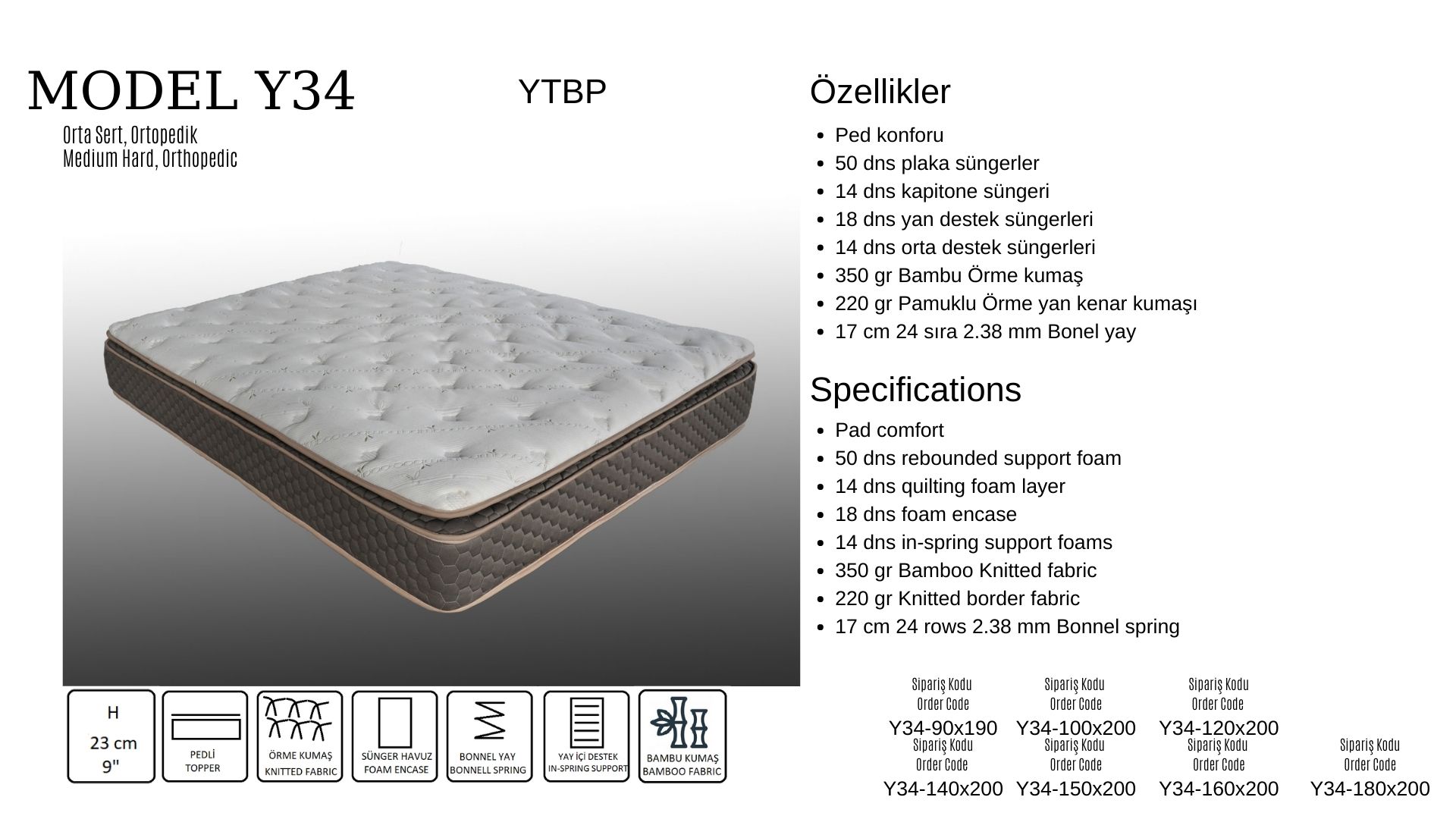 Y34 Mattress