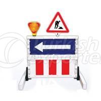 12501-FFB Katlanır Uyarı Bariyeri