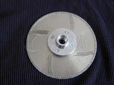 Con-rim E.P diamond saw blades with Turbo protections and flange