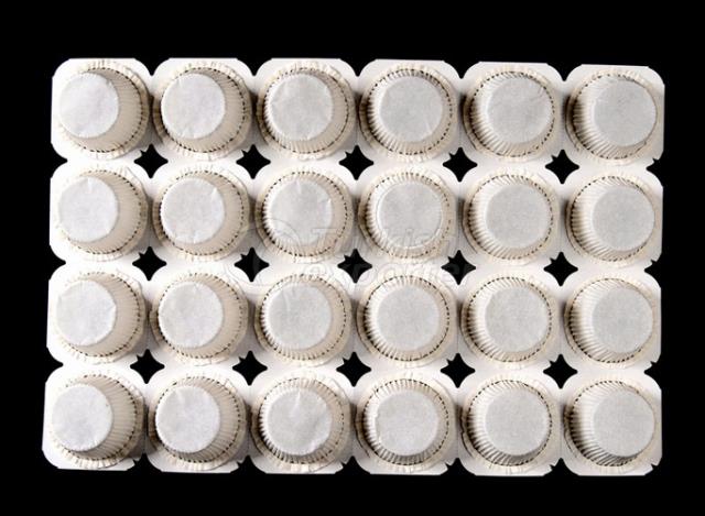 Molde de torta con bandeja para panecillos - 24'en tipo industrial