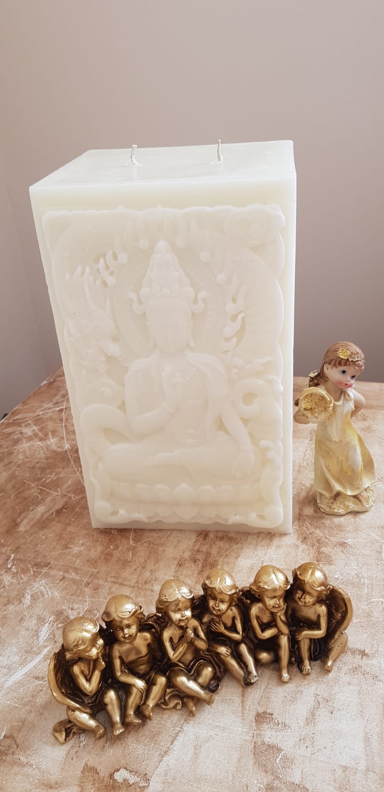 BUDDHA CANDLE 2 16X17X30CM