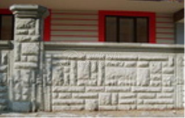 concrete garden wall mold.