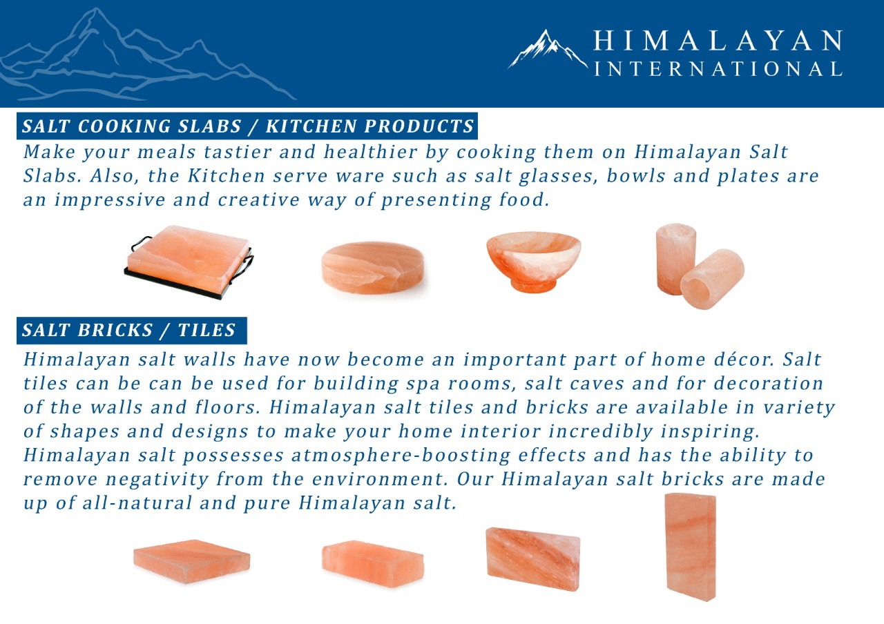 Pink Himalayan Salt and Salt Products 