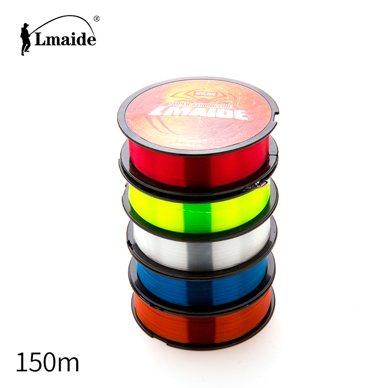 150 m Wholesale price monofilament nylon fishing line Super Strong nylon fishing line 2lb - 43lb