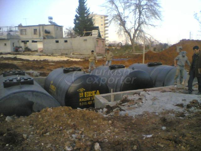 Underground Fuel Tank Water Tank
