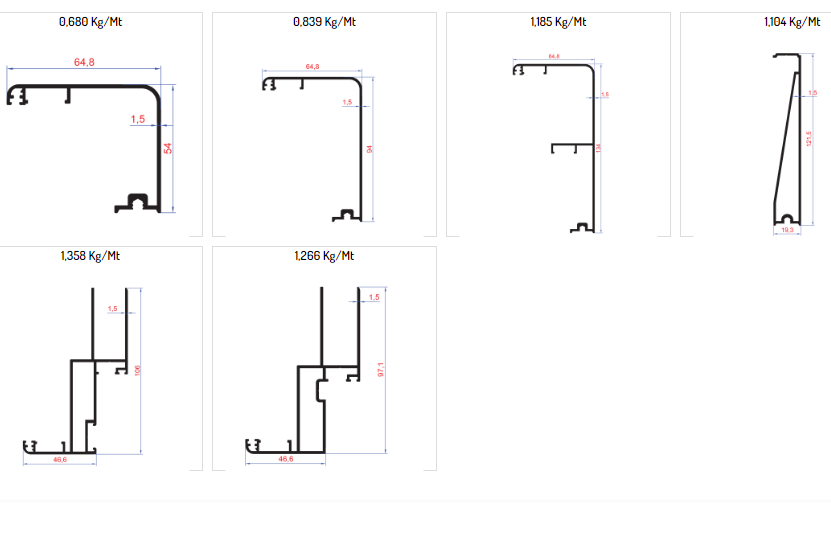 Adjustable Door Frame Profiles 