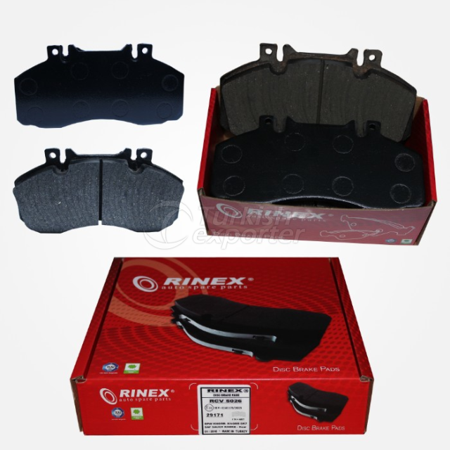 Дисковые тормозные колодки -Mercedes-Iveco -Fiat