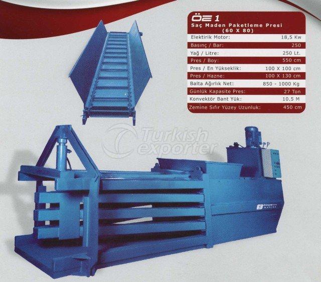 Metal Scrap Bailer Press