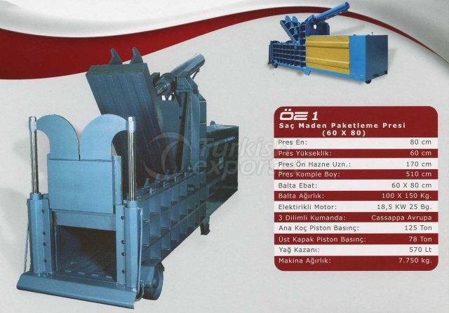Metal Scrap Bailer Press
