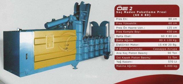 Metal Scrap Bailer Press