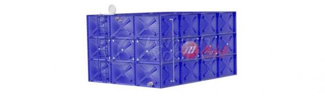 Horizontal Large Prismatic Modular Water Tanks