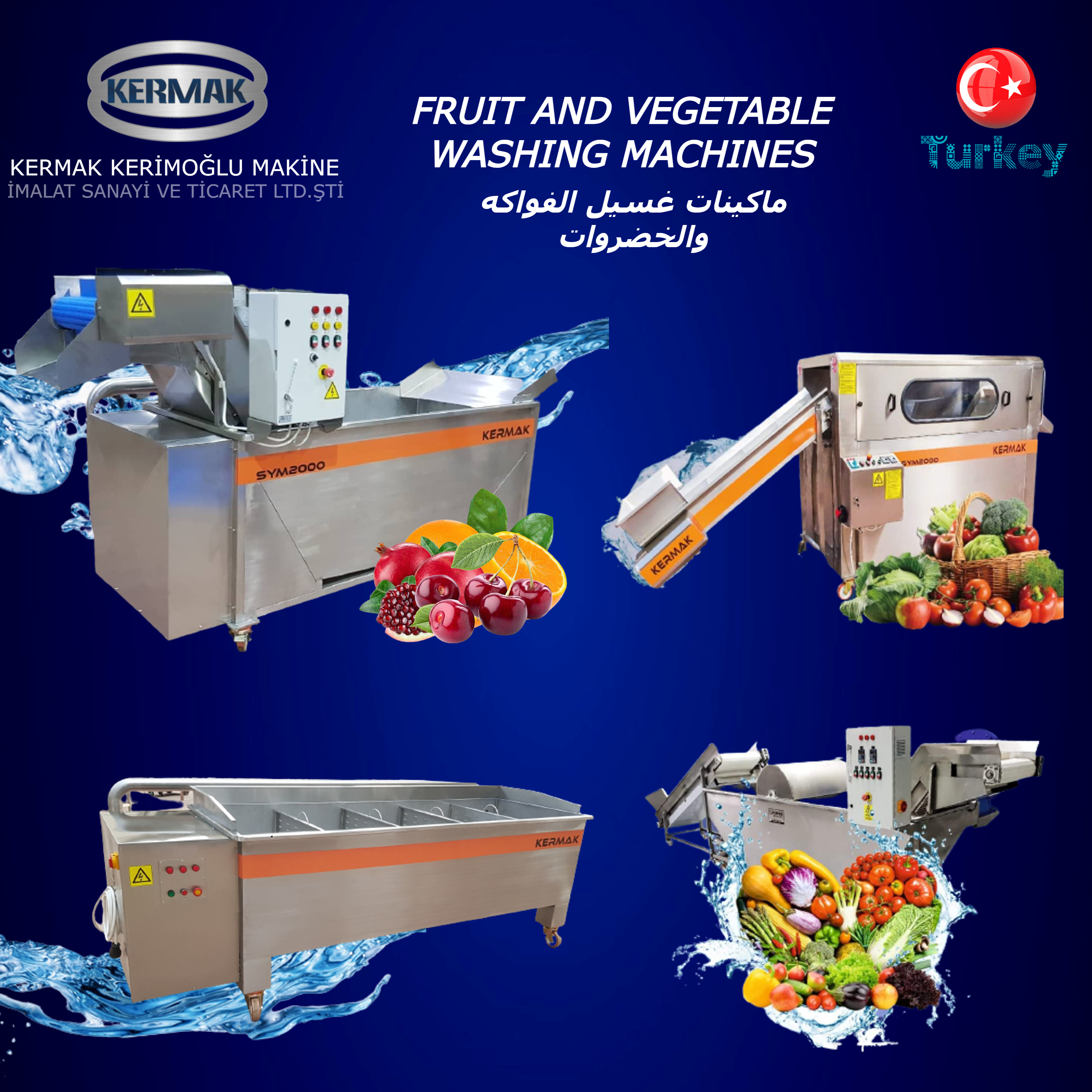 Fruit & Vegetable Washing Machines