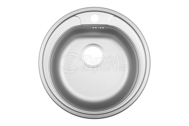 48 cm ROUND KITCHEN SINK