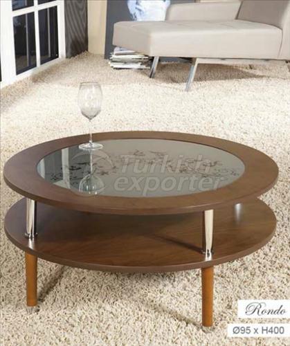 Wooden Coffee Table Modern Rondo
