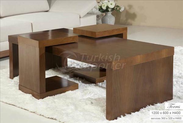 Wooden Coffee Table Modern Torres