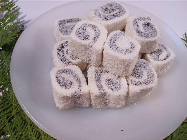 Turkish Delight Wrapped Coconut