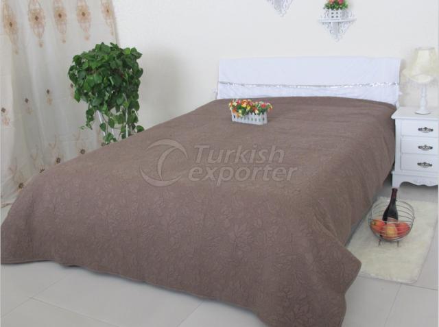 Embroidery solid quilt&bedspread