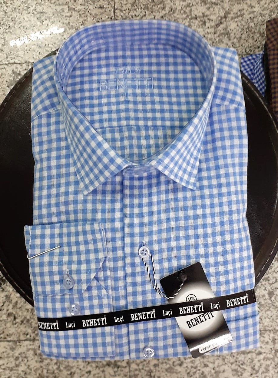 camisas de hombre a cuadros clásico