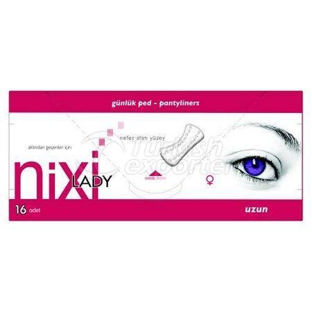Kadın Pedi Nixi Lady Günlük Ped Uzun
