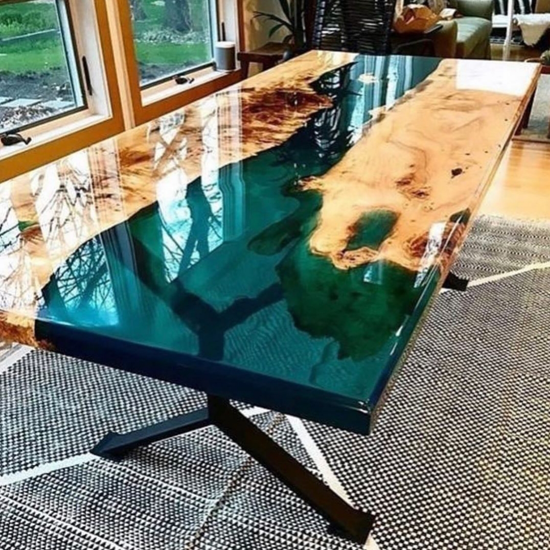 Epoxy Table, wood table