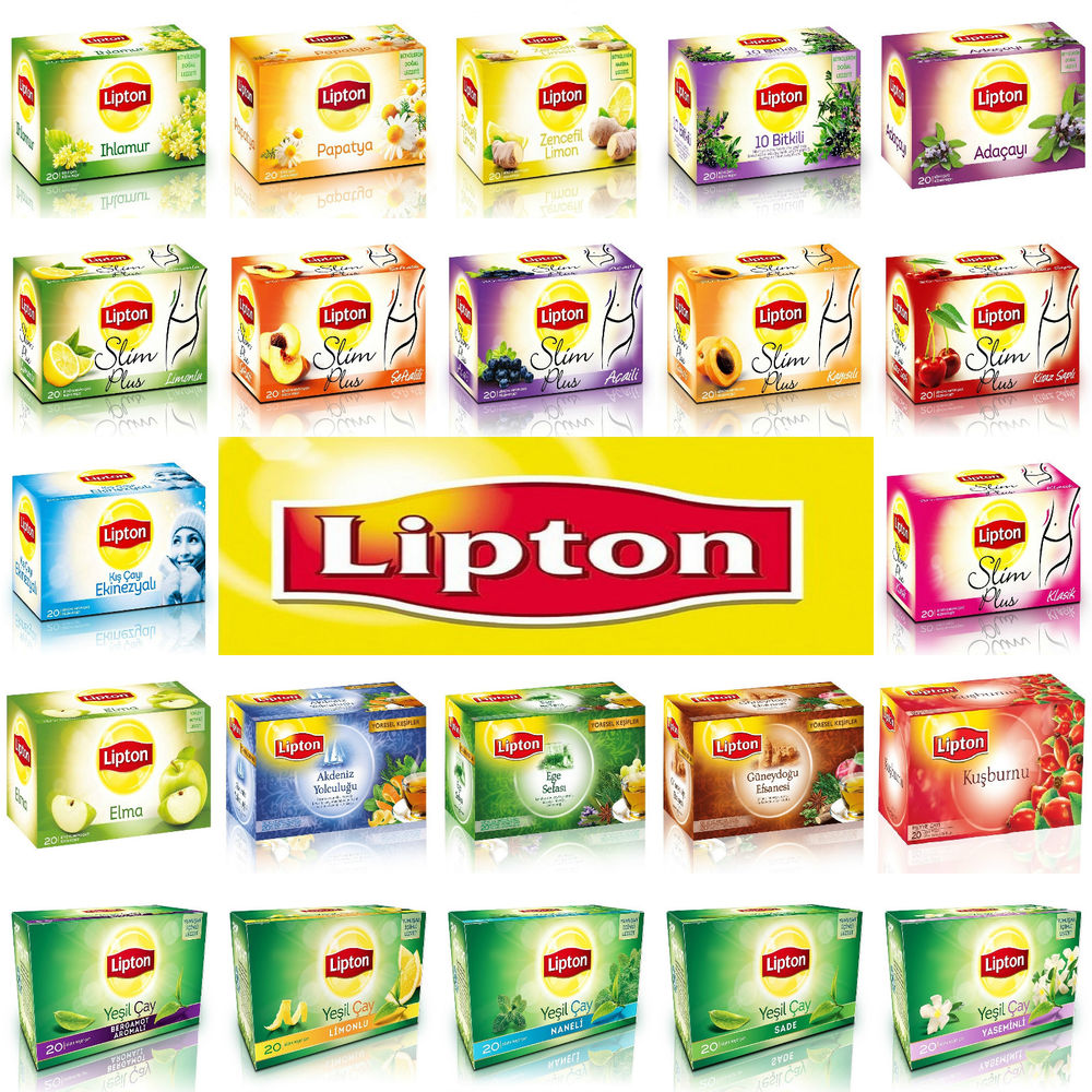 kinds of Lipton herbal tea 