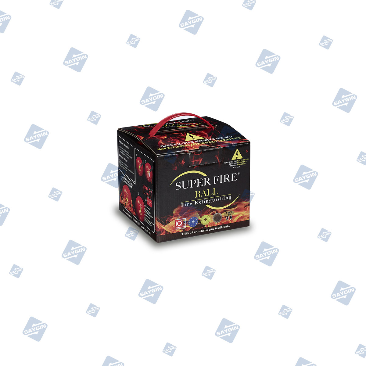 Box With Plastic Handle