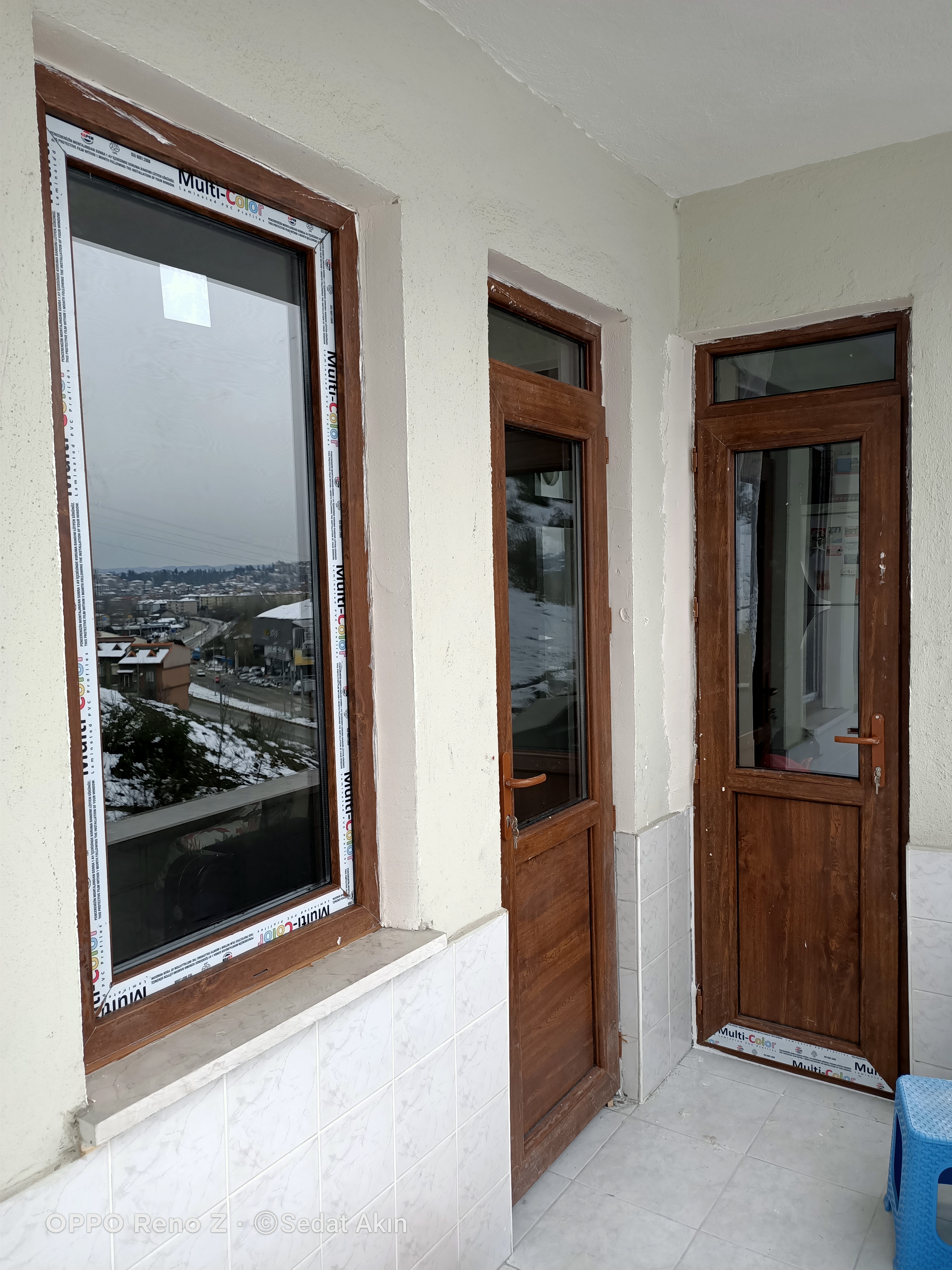 pvc door window