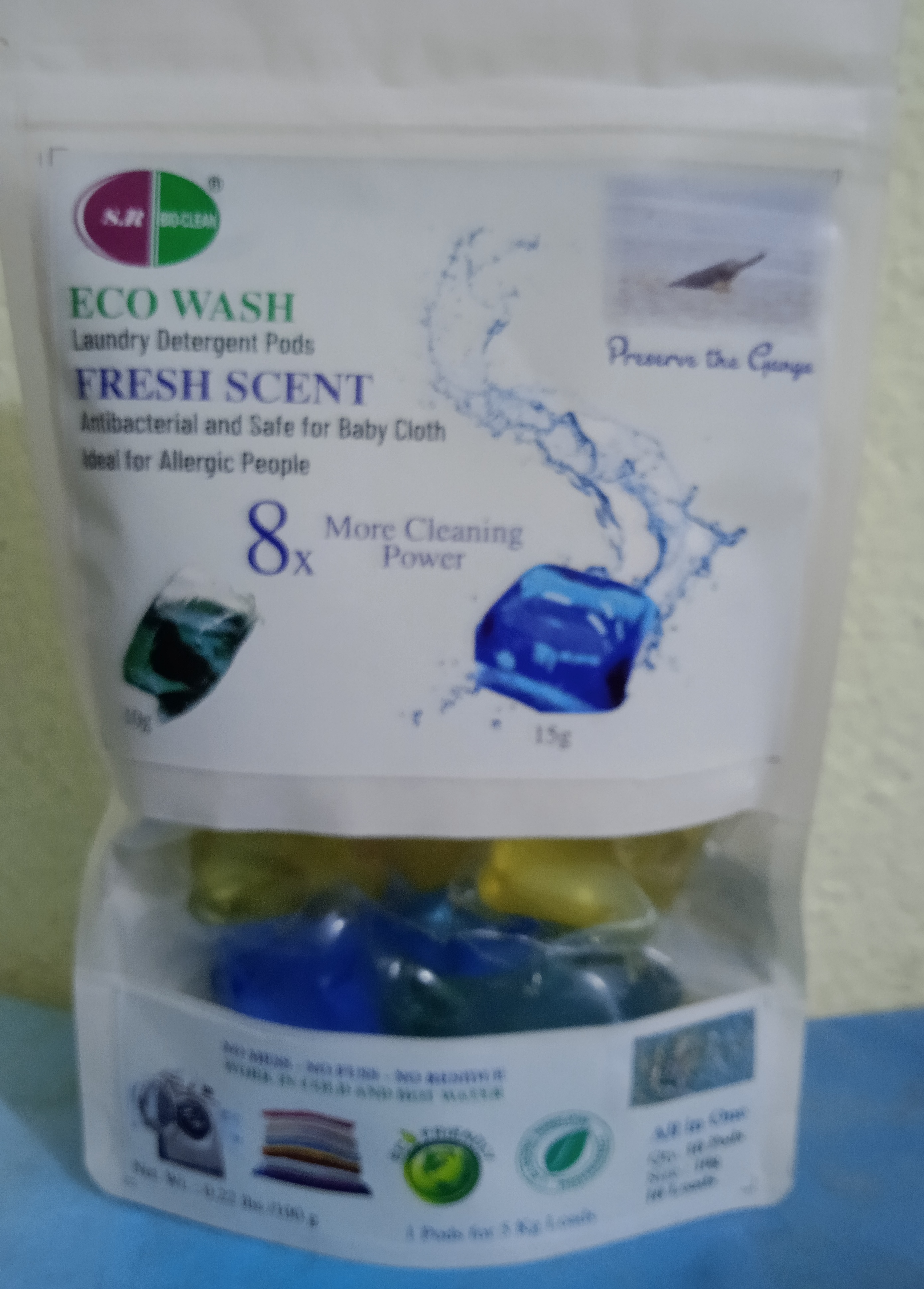 SR BIO-CLEAN®ECO-WASH LAUNDRY PODS