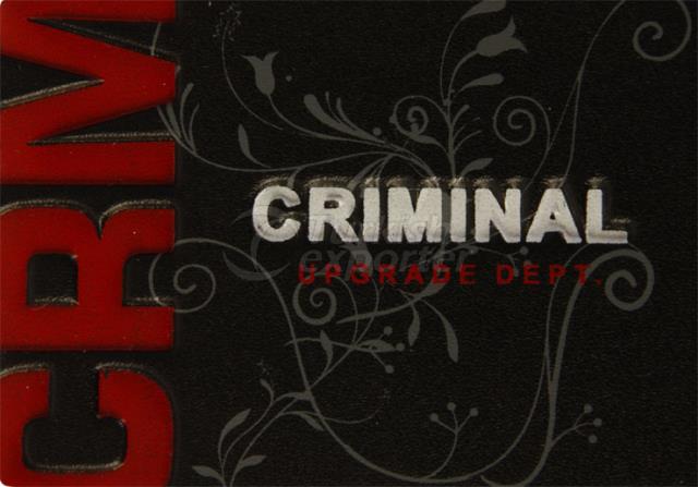 Leather Labels  -Criminal