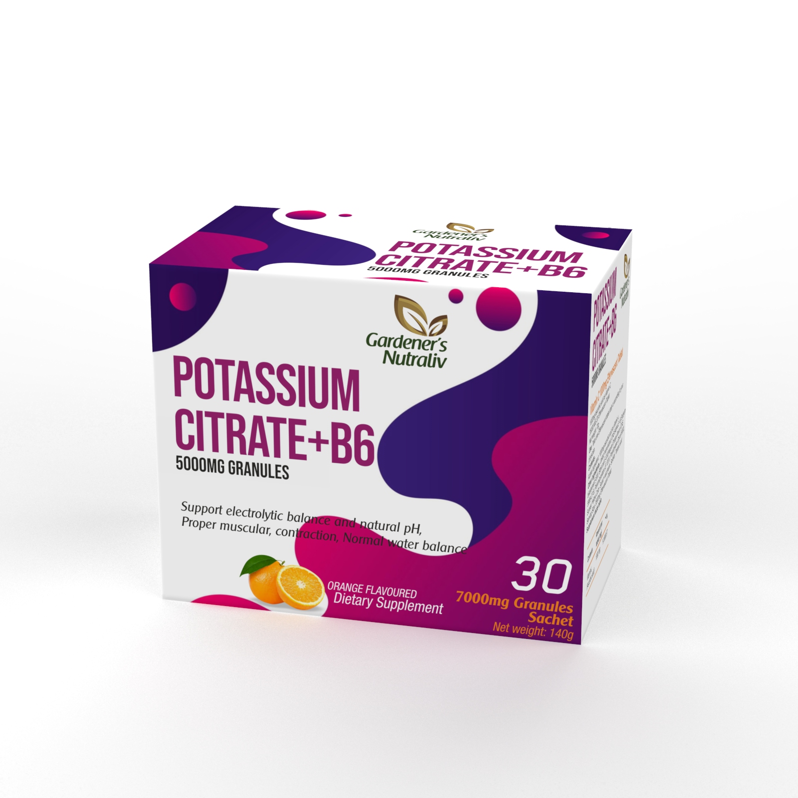 THE GARDENER`S NUTRALIV POTASSIUM CITRATE +B6 5 GR 30 SACHET