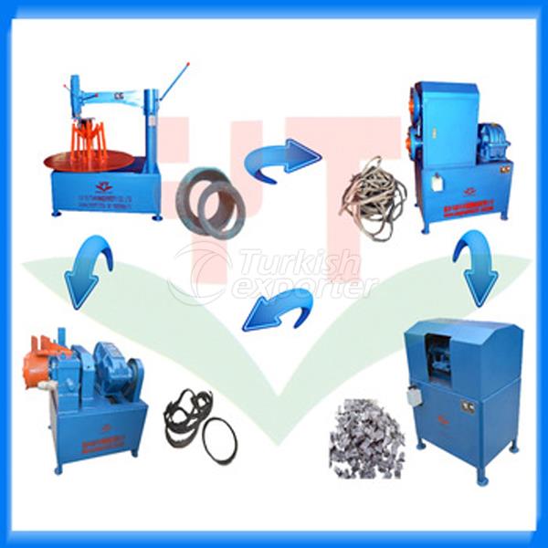 waste tyre cutting machine