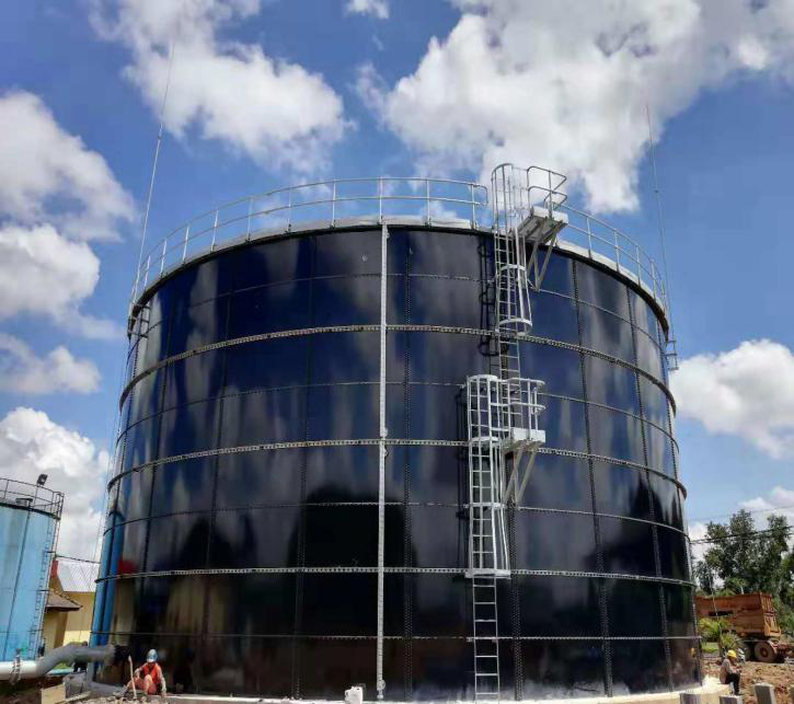 Glass Fused To Steel Bolted tank