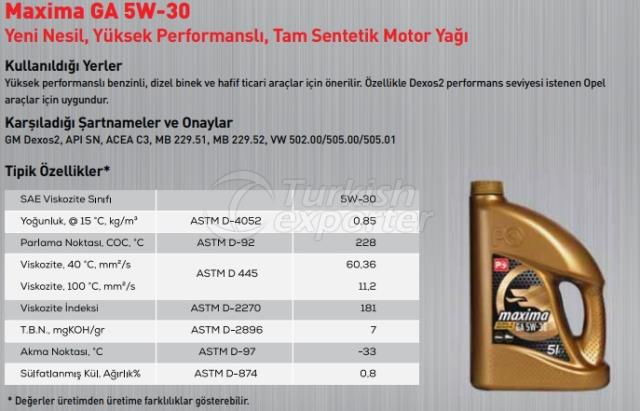 Maxima GA 5W-30