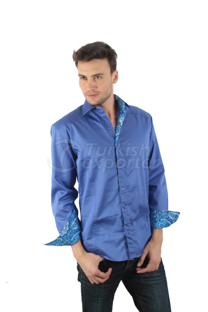 %100 COTTON SATEN MEN SHIRT