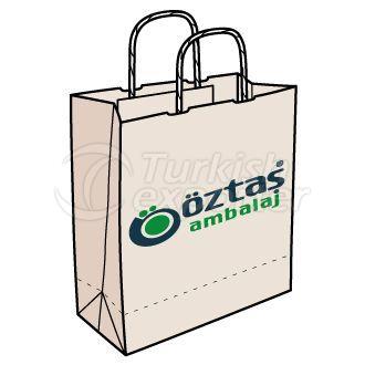 Paper Bag with Twisted Handle