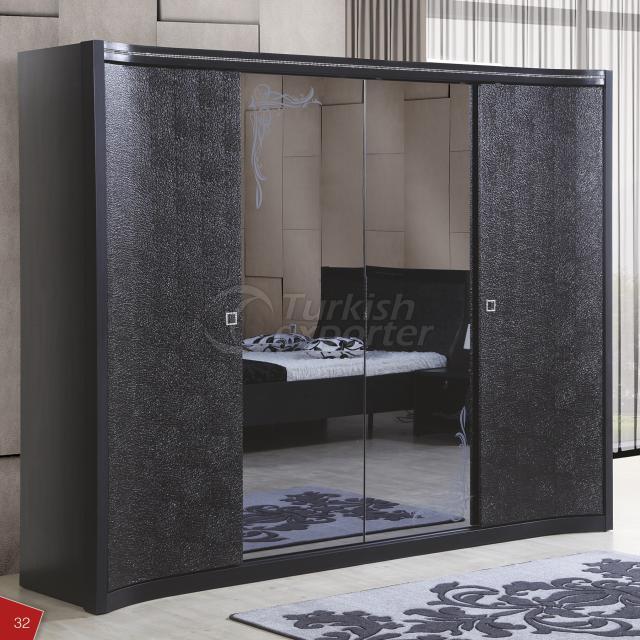 SOFT BEDROOM SET BLACK-2