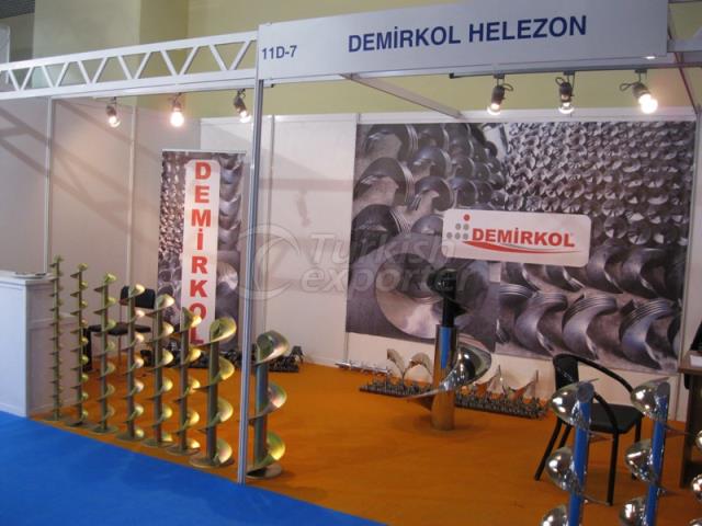 Steel and Chrome Spiral Leaf