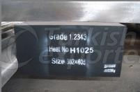 Tool steel , mould steel , die steel , DIN 1.2343 / ASTM H-11